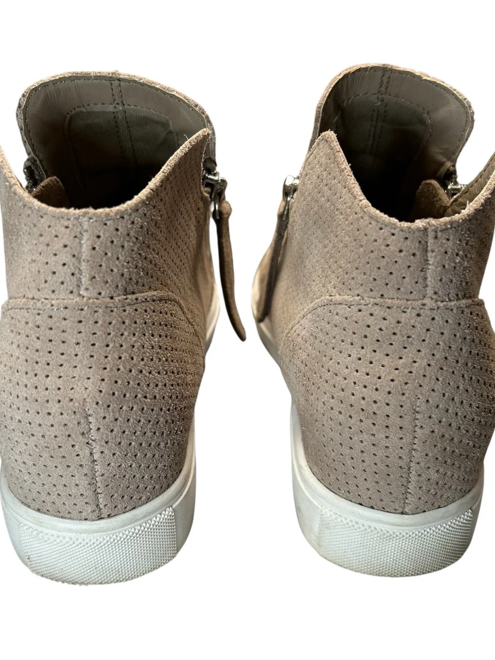 Steve Madden perforated suede